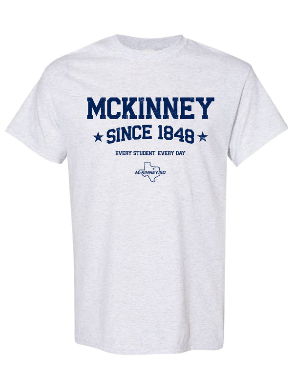 McKinney ISD Gildan Ash Tee