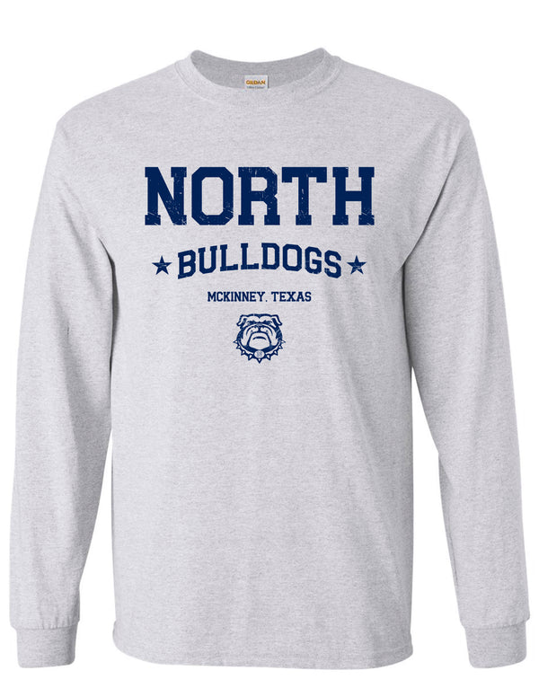 NorthStars Vintage NORTH Gildan Ash Longsleeve Tee