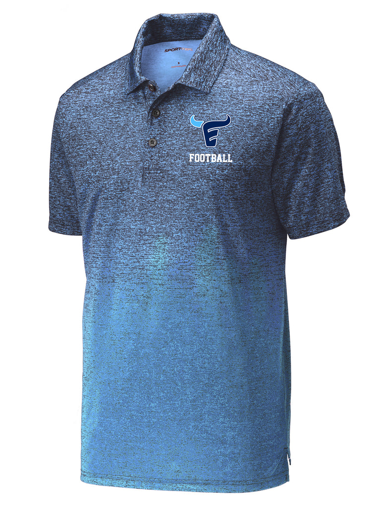 Emerson Football Sport-Tek Heathered Ombre Polo