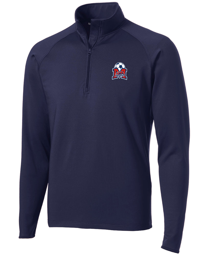 Boyd Girls Soccer Sport-Tek Navy Quarter Zip Pullover