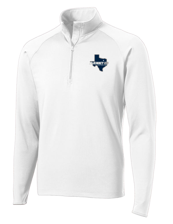 McKinney ISD White Sport Tek Quarter Zip
