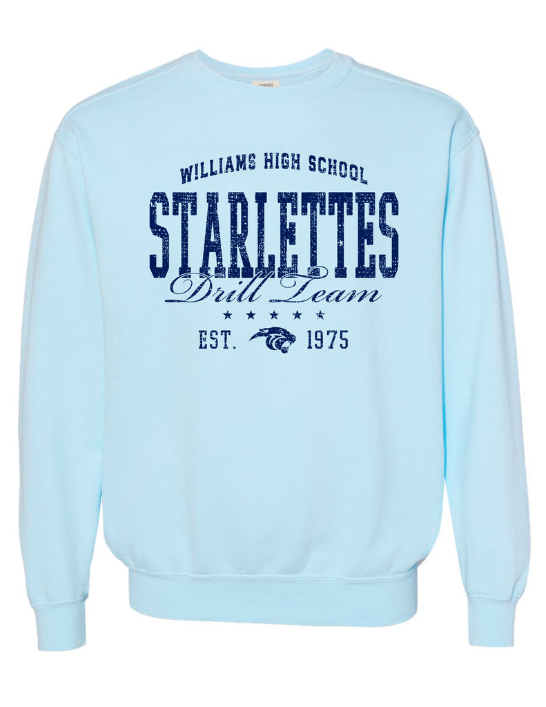 Starlettes One Color Monochromatic Chambray Comfort Colors Crewneck