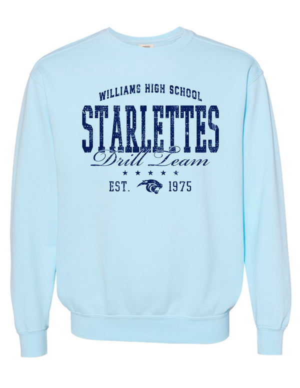 Starlettes One Color Monochromatic Chambray Comfort Colors Crewneck