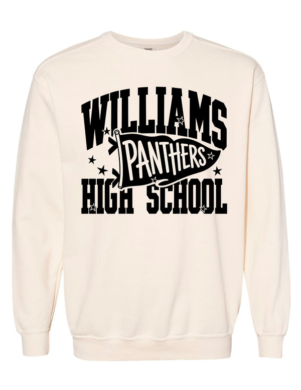 Starlettes Pennant Ivory Comfort Colors Crewneck