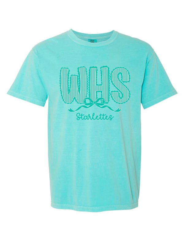 Starlettes Seersucker Lace Chalky Mint Comfort Colors Tee