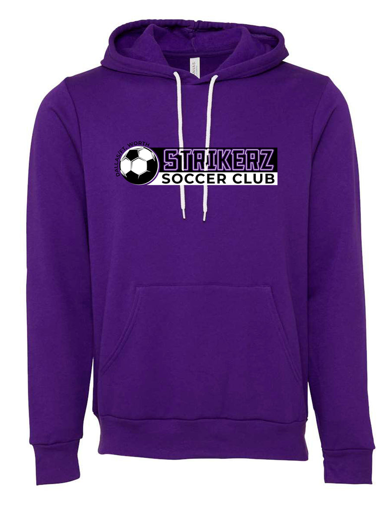 Strikerz Bella Canvas Team Purple Sweatshirt in Crewneck or Hoodie