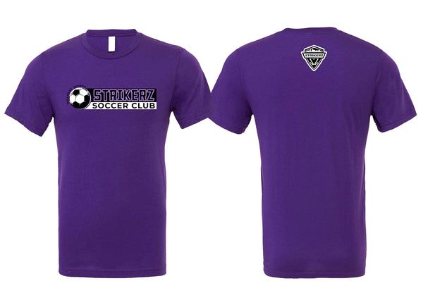 Strikerz Bella Canvas Team Purple in Short or Long Sleeves