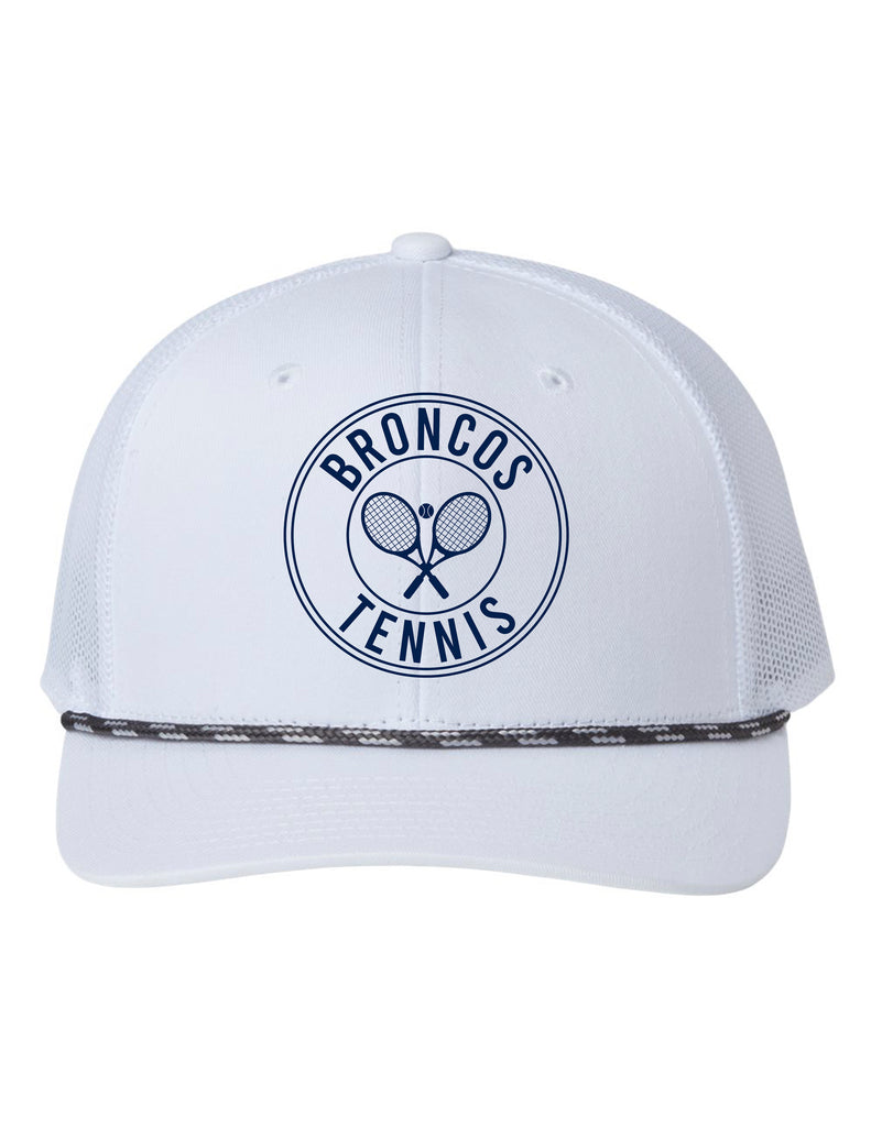 McKinney Boyd Tennis White Rope Snapback