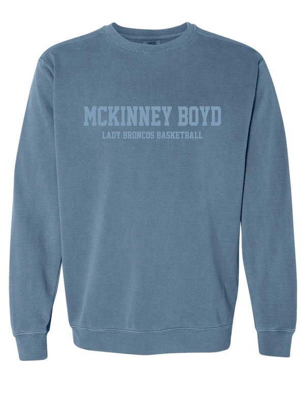Tone on Tone Crewneck Comfort Colors Blue Jean Crewneck Sweatshirt