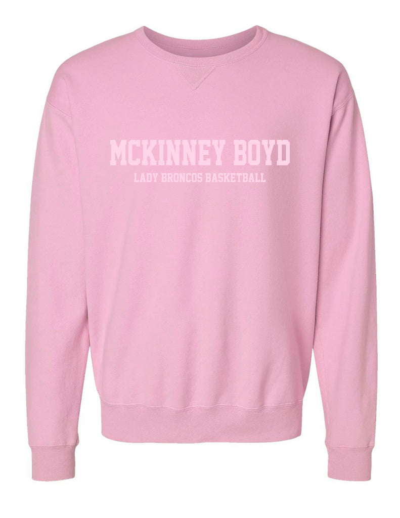 Tone on Tone Crewneck Comfort Wash Cotton Candy Crewneck Sweatshirt