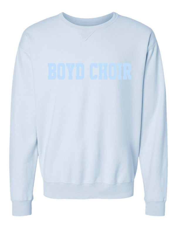 McKinney Boyd Choir Comfort Color Chambray Tone on Tone Embroidery