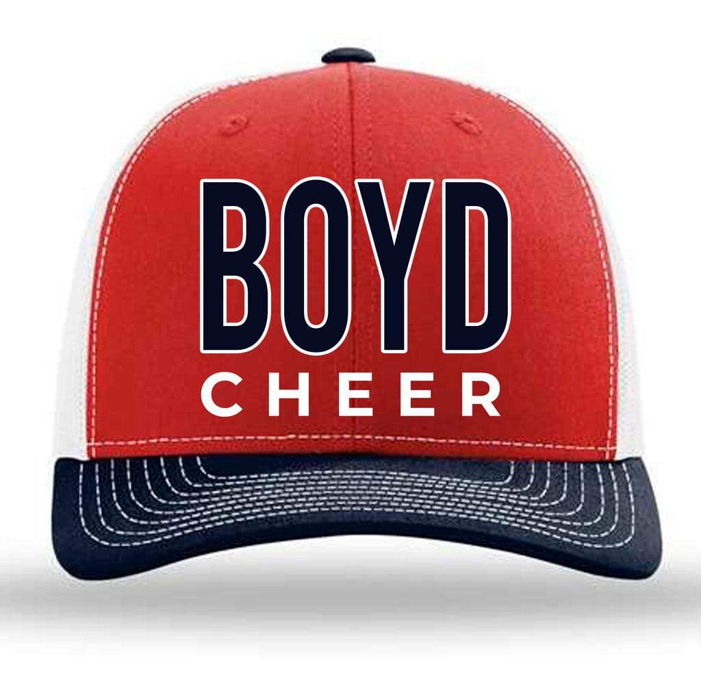 Boyd Cheer Tricolor Embroidered Snapback