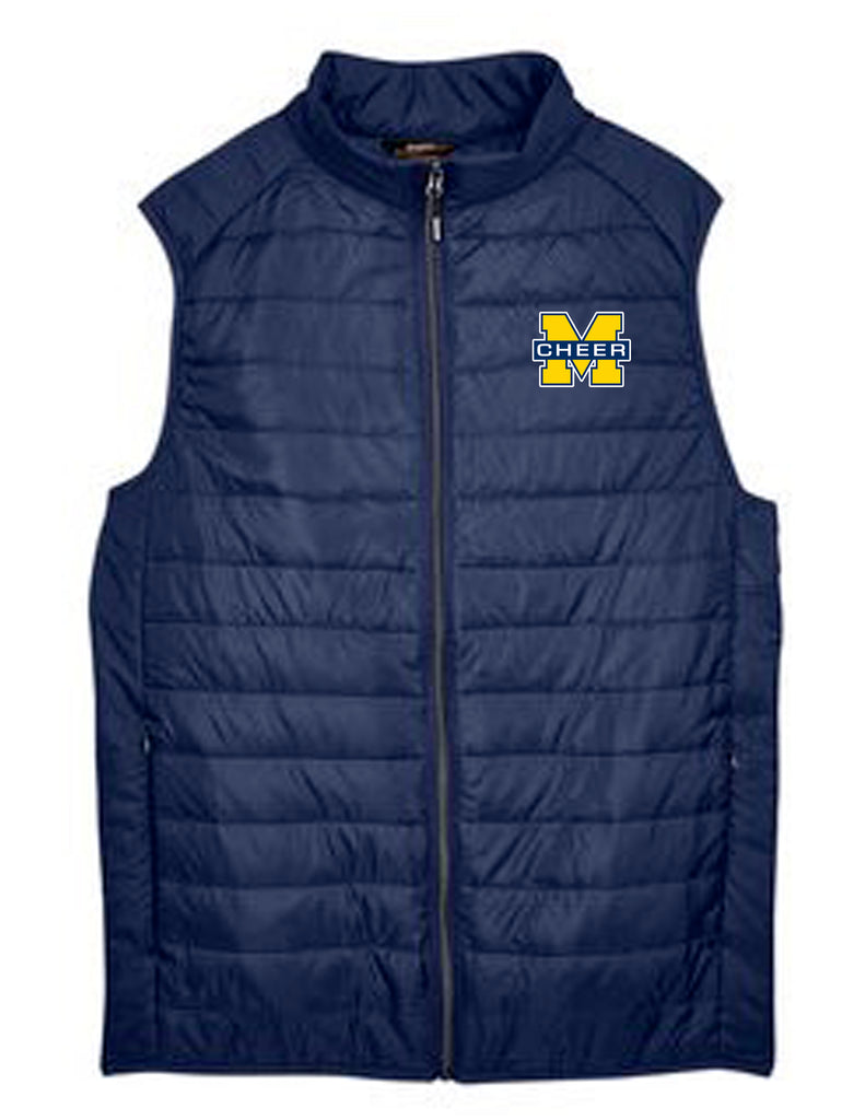 High Cheer Navy Unisex Packable Puffer Vest