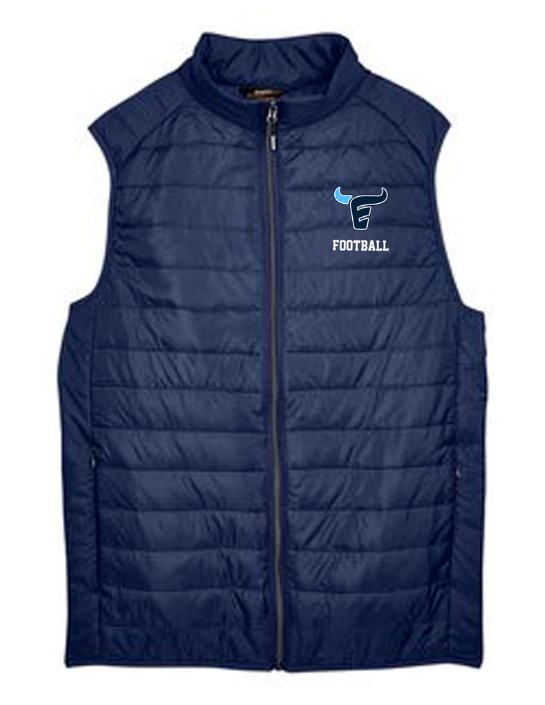 Emerson Football Navy Unisex Packable Vest