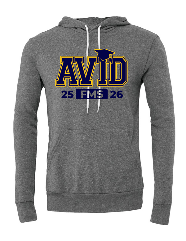 Faubion AVID Bella Canvas Collegiate Design Hoodie