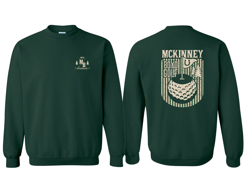 Boyd Golf Forest Frocket Design Crewneck Sweatshirt