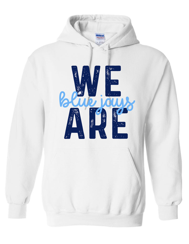 McKinney Lacrosse WE ARE Blue Jays White Hoodie
