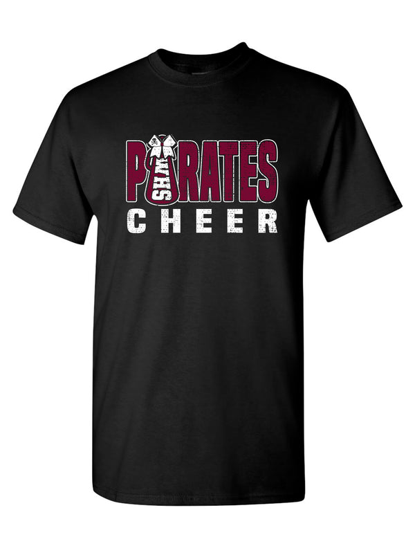 Wylie Cheer Megaphone Design Tee