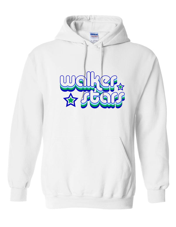 Walker Elementary White Retro Hoodie