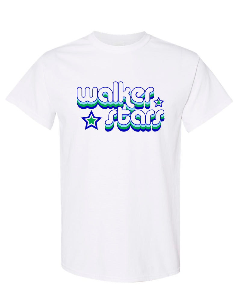 Walker Elementary White Retro Tee