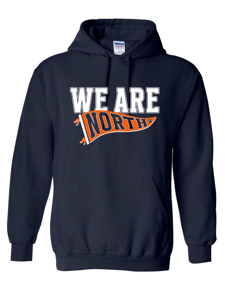 North Cheer Gildan Navy We Are Hoodie