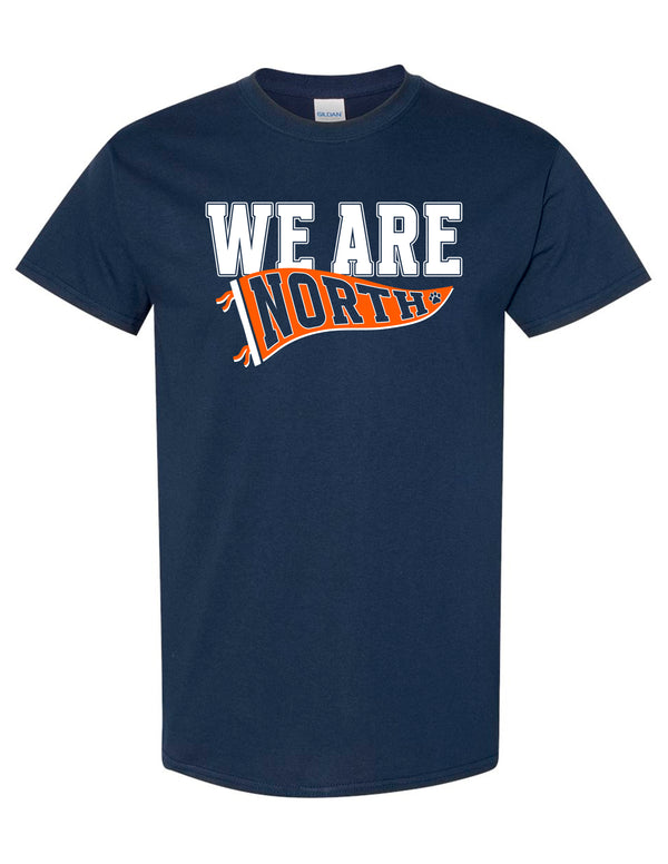North Cheer Gildan Navy We Are Short Sleeve T-Shirt