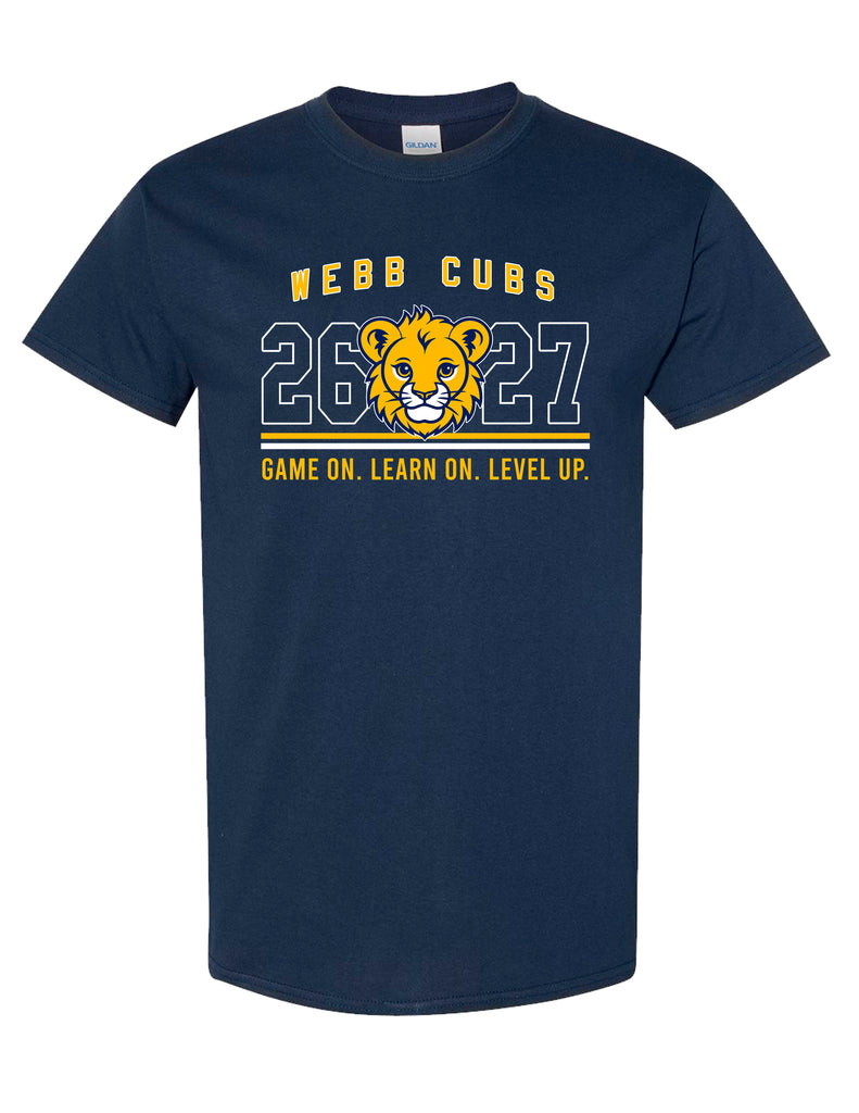 Webb Elementary Gildan Navy Short Sleeve T-Shirt YOUTH