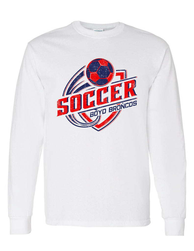 Boyd Girls Soccer Shield Design Long Sleeves