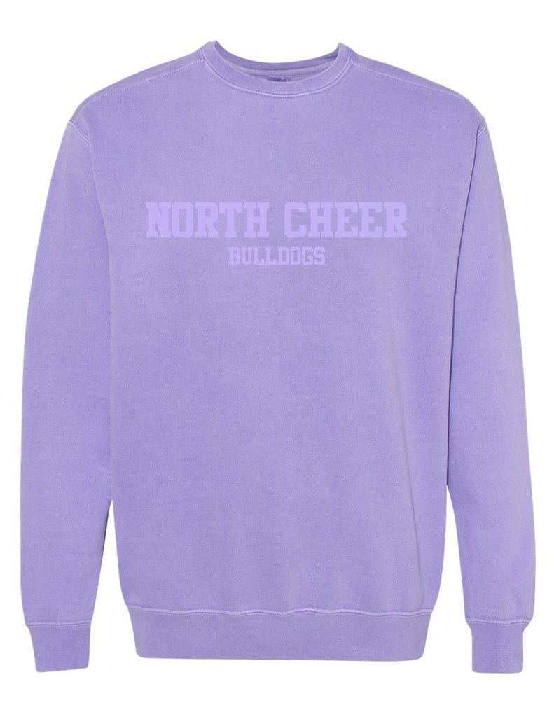 North Cheer Comfort Colors Violet Tone on Tone Crewneck