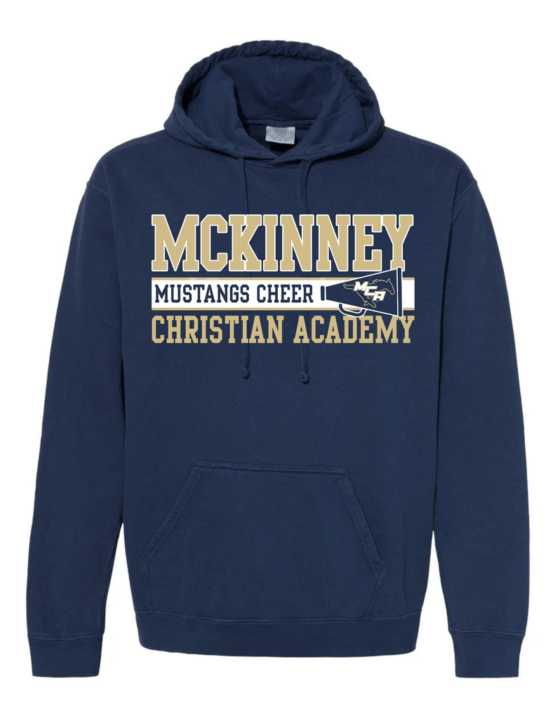 MCA Cheer Comfort Colors Navy Hoodie